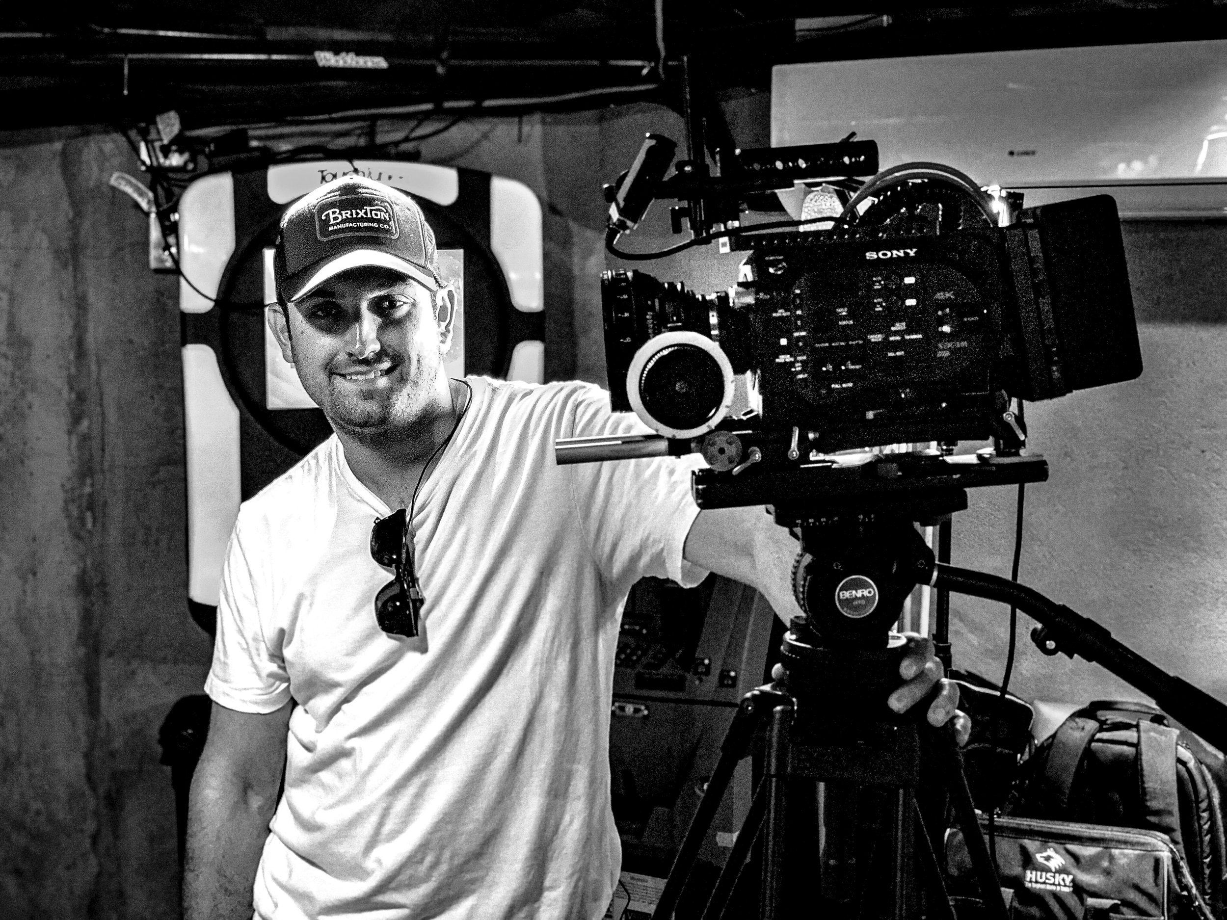 Matt Fox, founder of Gotham Media House, on set